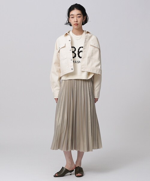 GALLEST（ギャレスト）の「シャイニープリーツスカート（スカート・レディース・ゴールド/ブラック/シルバー・36/38/40）」の7枚目の写真