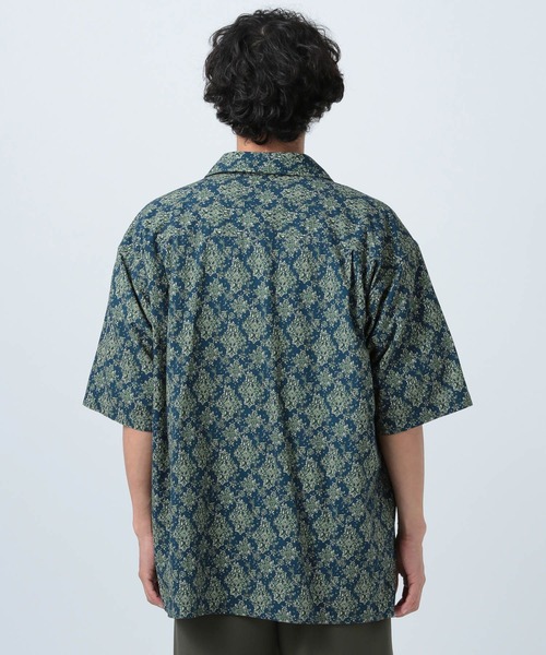 BAYFLOW(ベイフロー)の「オープンカラー柄半袖シャツ(シャツ/ブラウス・メンズ・ブラック/ベージュ/ブラウン/ネイビー・MEDIUM/LARGE)」の11枚目の写真