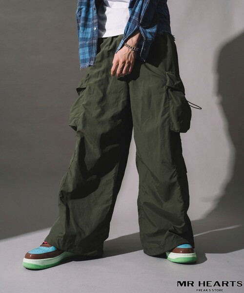 FreshService NYLON TAFFETA UPWARD CARGO POCKET PANTS