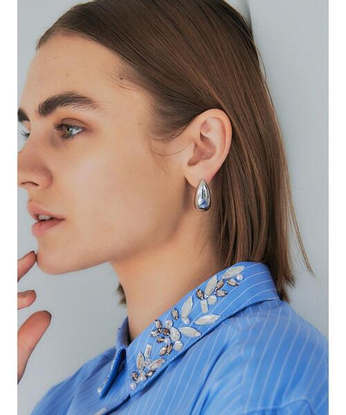 YECCA VECCA（イェッカヴェッカ）の「ドロップメタルイヤリング（イヤリング・レディース・シルバー/ゴールド・FREE）」の14枚目の写真