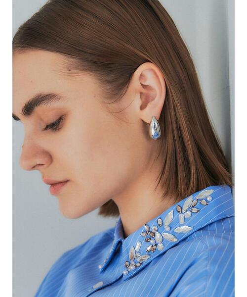 YECCA VECCA（イェッカヴェッカ）の「ドロップメタルイヤリング（イヤリング・レディース・シルバー/ゴールド・FREE）」の7枚目の写真