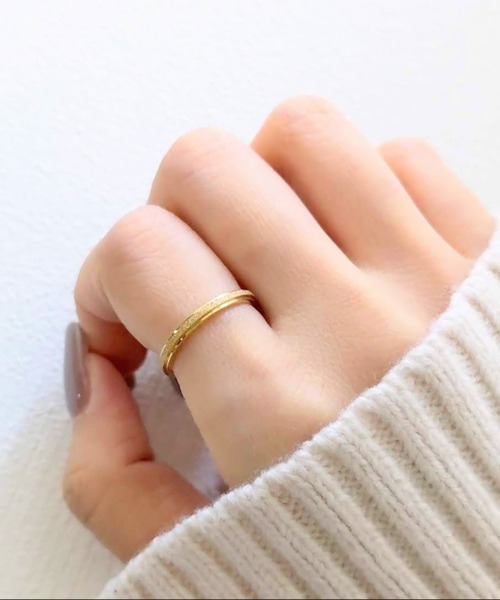 CERCA(チェルカ)の「KORIKO/≪金属アレルギー対応≫リング/指輪/サージカルステンレス/シンプル(リング・レディース・シルバー/ゴールド/ピンクゴールド・6号/7号/8号/13号/15号/16号/5号/9号/11号/17号/18号)」の6枚目の写真