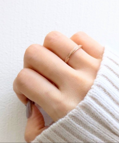 CERCA(チェルカ)の「KORIKO/≪金属アレルギー対応≫リング/指輪/サージカルステンレス/シンプル(リング・レディース・シルバー/ゴールド/ピンクゴールド・6号/7号/8号/13号/15号/16号/5号/9号/11号/17号/18号)」の10枚目の写真