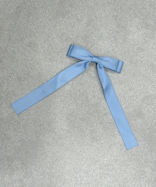 SHEPP（シープ）の「サテン リボンヘアピン（ヘアピン・レディース・サックスブルー/ブラック/アイボリー/レッド/ピンク・F）」の21枚目の写真