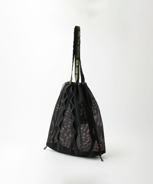 WEEKEND(ER)（ウィークエンダー）の「＜WEEKEND(ER)＞ メッシュ トートバッグ（トートバッグ・メンズ・ブラック/ホワイト・FREE）」の5枚目の写真