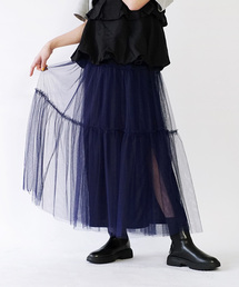 e-zakkamania stores | チュールスカート［ペチコート付き］(スカート)