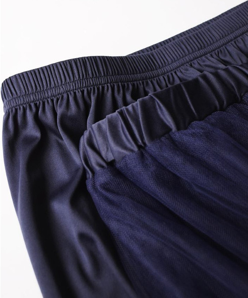 e-zakkamania stores（イーザッカマニアストアーズ）の「チュールスカート［ペチコート付き］（スカート・レディース・チャコールグレー/ブラック/ネイビー・フリー）」の20枚目の写真