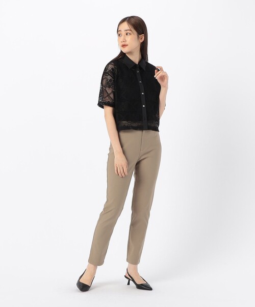 COMME CA MODELS(コムサモデルズ)の「【美しいベーシックパンツ】サマーハイテンションパンツ(その他パンツ・レディース・ネイビー/ベージュ/ブラック/カーキ・XX-SMALL/X-SMALL/SMALL/MEDIUM/LARGE/X-LARGE/XX-LARGE)」の16枚目の写真