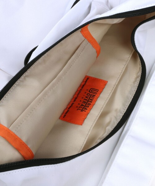 fredy emue（フレディエミュ）の「【UNIVERSAL OVERALL】2POCKET SHOULDER BAG（ショルダーバッグ・レディース・ブラック/オフホワイト・FREE）」の10枚目の写真