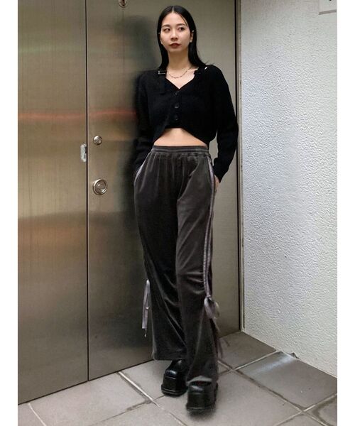 EMODA（エモダ）の「リフォメーションニットカーディガン（ニット/セーター・レディース・ブルー/ブラック/グリーン/ベージュ・FREE）」の10枚目の写真