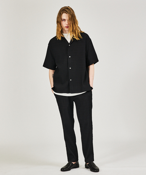 AH ABAHOUSE（エーエイチアバハウス）の「【AH ABAHOUSE / セットアップ対応】楊柳 イージースラックス（スラックス・メンズ・グレイッシュベージュ/ブラック/チャコールグレー/ダークグリーン・46/48）」の21枚目の写真