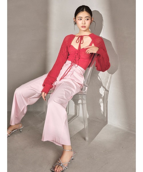 LILY BROWN（リリーブラウン）の「[L.B CANDY STOCK]ラインストーンストラップサンダル（サンダル・レディース・シルバー・SMALL/MEDIUM/LARGE）」の5枚目の写真