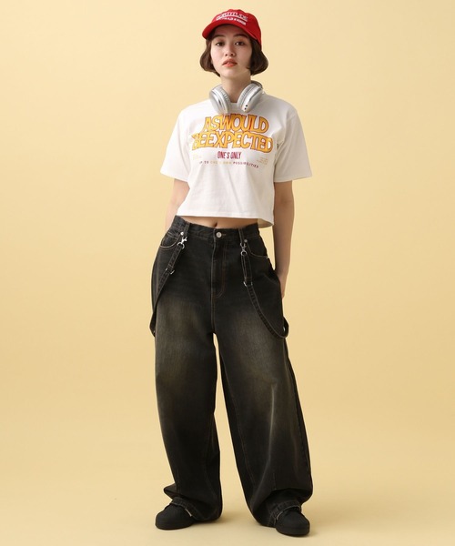 PBLIM（ページボーイリム）の「PBLIM/カラーロゴチビT（Tシャツ/カットソー・レディース・カーキ/オフホワイト/ブラック・FREE）」の16枚目の写真