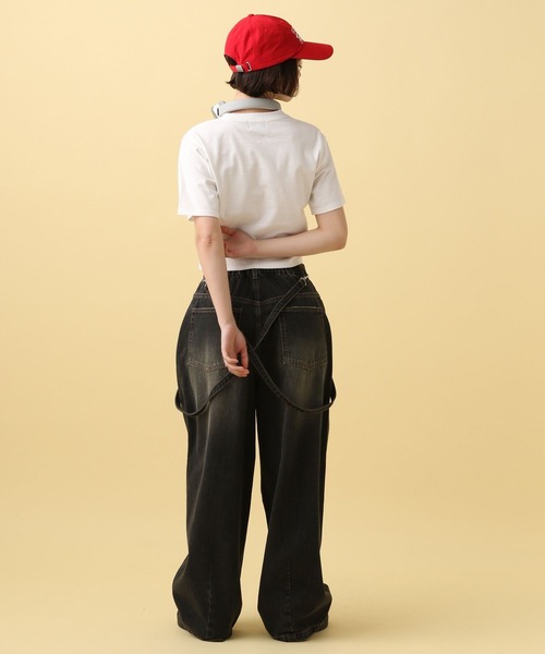 PBLIM（ページボーイリム）の「PBLIM/カラーロゴチビT（Tシャツ/カットソー・レディース・カーキ/オフホワイト/ブラック・FREE）」の17枚目の写真