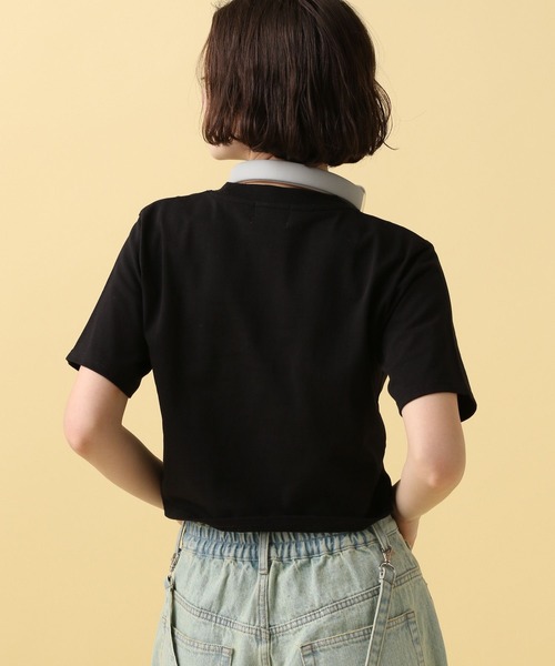 PBLIM（ページボーイリム）の「PBLIM/カラーロゴチビT（Tシャツ/カットソー・レディース・カーキ/オフホワイト/ブラック・FREE）」の20枚目の写真