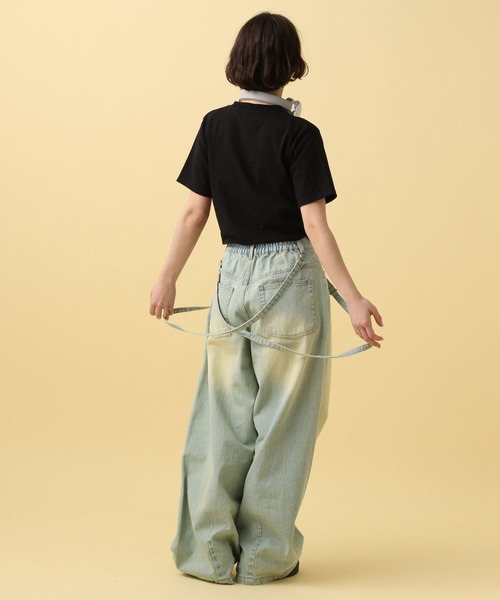 PBLIM（ページボーイリム）の「PBLIM/カラーロゴチビT（Tシャツ/カットソー・レディース・カーキ/オフホワイト/ブラック・FREE）」の11枚目の写真