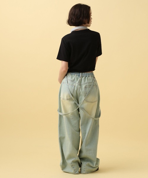 PBLIM（ページボーイリム）の「PBLIM/カラーロゴチビT（Tシャツ/カットソー・レディース・カーキ/オフホワイト/ブラック・FREE）」の12枚目の写真