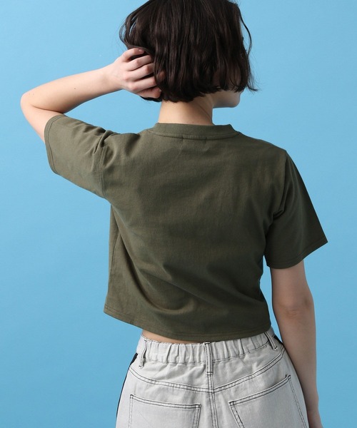 PBLIM（ページボーイリム）の「PBLIM/カラーロゴチビT（Tシャツ/カットソー・レディース・カーキ/オフホワイト/ブラック・FREE）」の14枚目の写真