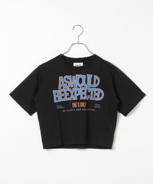 PBLIM（ページボーイリム）の「PBLIM/カラーロゴチビT（Tシャツ/カットソー・レディース・カーキ/オフホワイト/ブラック・FREE）」の6枚目の写真