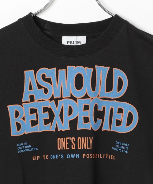 PBLIM（ページボーイリム）の「PBLIM/カラーロゴチビT（Tシャツ/カットソー・レディース・カーキ/オフホワイト/ブラック・FREE）」の8枚目の写真