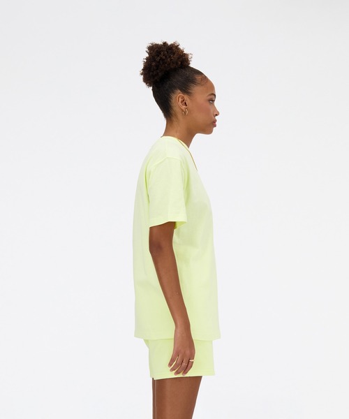 NEW BALANCE(ニューバランス)の「Athletics ジャージショートスリーブTシャツ(Tシャツ/カットソー・レディース・ライトイエロー・SMALL/MEDIUM/LARGE/X-LARGE)」の5枚目の写真