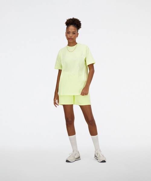 NEW BALANCE(ニューバランス)の「Athletics ジャージショートスリーブTシャツ(Tシャツ/カットソー・レディース・ライトイエロー・SMALL/MEDIUM/LARGE/X-LARGE)」の3枚目の写真