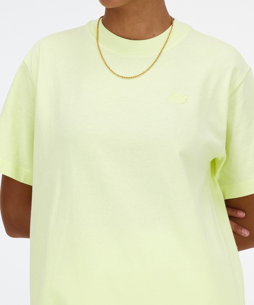NEW BALANCE(ニューバランス)の「Athletics ジャージショートスリーブTシャツ(Tシャツ/カットソー・レディース・ライトイエロー・SMALL/MEDIUM/LARGE/X-LARGE)」の7枚目の写真