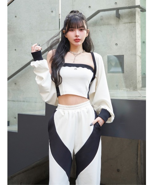 Darich（ダーリッチ）の「ジャージーパーカー3ピース（ワンピース  