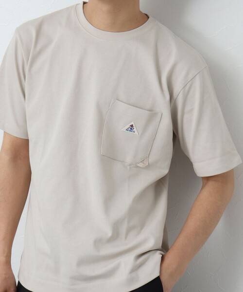 GEVACO（ゲバコ）の「【GEVACO/ゲバコ】ヘビー天竺 Tシャツ（Tシャツ/カットソー・メンズ・グレイッシュベージュ/グレイッシュブルー/チャコールグレー/ホワイト・M/L）」の3枚目の写真