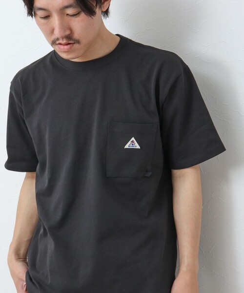 GEVACO（ゲバコ）の「【GEVACO/ゲバコ】ヘビー天竺 Tシャツ（Tシャツ/カットソー・メンズ・グレイッシュベージュ/グレイッシュブルー/チャコールグレー/ホワイト・M/L）」の2枚目の写真