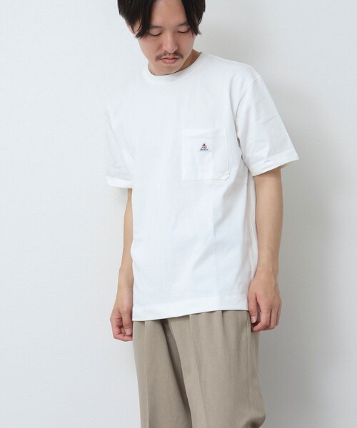 GEVACO（ゲバコ）の「【GEVACO/ゲバコ】ヘビー天竺 Tシャツ（Tシャツ/カットソー・メンズ・グレイッシュベージュ/グレイッシュブルー/チャコールグレー/ホワイト・M/L）」の9枚目の写真