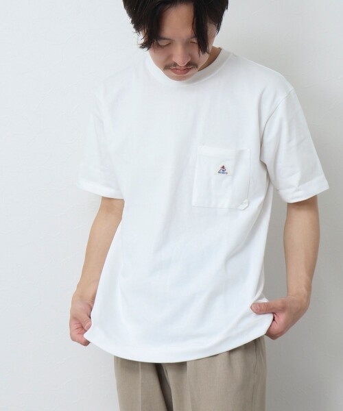 GEVACO（ゲバコ）の「【GEVACO/ゲバコ】ヘビー天竺 Tシャツ（Tシャツ/カットソー・メンズ・グレイッシュベージュ/グレイッシュブルー/チャコールグレー/ホワイト・M/L）」の12枚目の写真