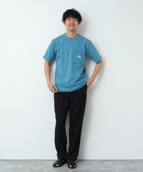 GEVACO（ゲバコ）の「【GEVACO/ゲバコ】ヘビー天竺 Tシャツ（Tシャツ/カットソー・メンズ・グレイッシュベージュ/グレイッシュブルー/チャコールグレー/ホワイト・M/L）」の16枚目の写真