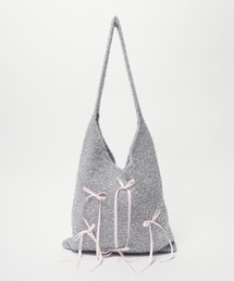 Chick | リボン付きラメショルダーバック(トートバッグ)