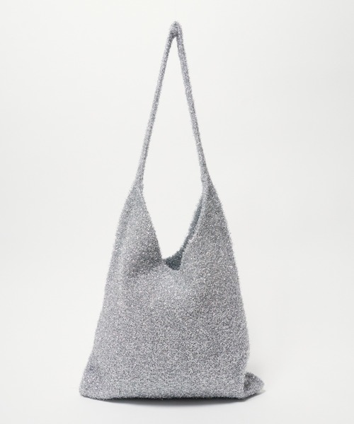 Chick（チック）の「リボン付きラメショルダーバック（トートバッグ・レディース・シルバー・FREE）」の6枚目の写真