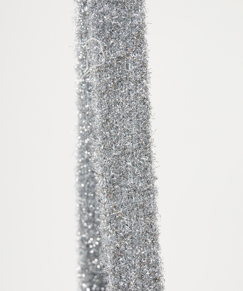 Chick（チック）の「リボン付きラメショルダーバック（トートバッグ・レディース・シルバー・FREE）」の8枚目の写真