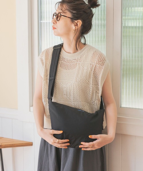 studio CLIP（スタディオクリップ）の「ナイロンワンマイルショルダー（ショルダーバッグ・レディース・ブラック/ベージュ/アイボリー/ブルー・FREE）」の18枚目の写真