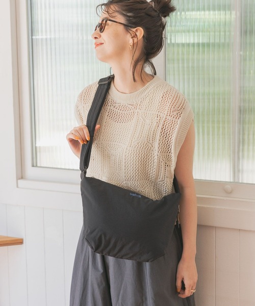 studio CLIP（スタディオクリップ）の「ナイロンワンマイルショルダー（ショルダーバッグ・レディース・ブラック/ベージュ/アイボリー/ブルー・FREE）」の20枚目の写真