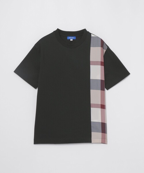 ブルーレーベルクレストブリッジ　チェック柄　襟カットソー　40 BLUE LABEL CRESTBRIDGE（ブルーレーベルクレストブリッジ）の