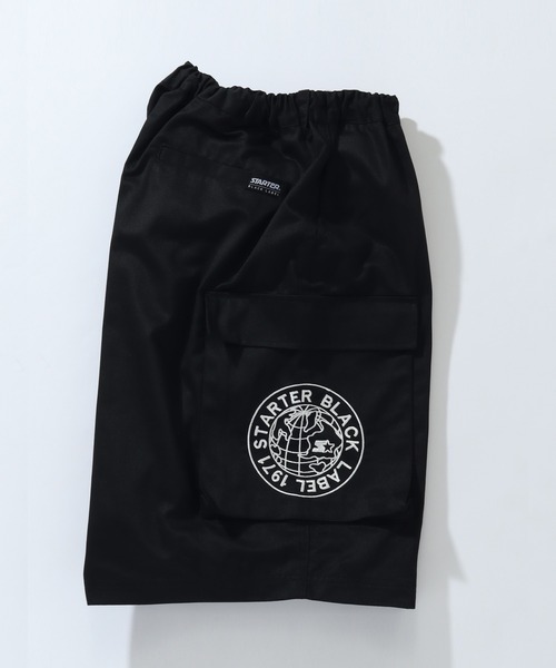 STARTER BLACK LABEL(スターターブラックレーベル)の「【STARTER /スターター】TCツイルワイドハーフカーゴパンツ(カーゴパンツ・メンズ・パープル/グリーン/ブラック/オフホワイト・M/L/XL)」の7枚目の写真