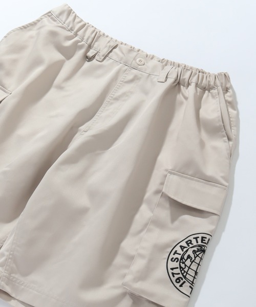 STARTER BLACK LABEL(スターターブラックレーベル)の「【STARTER /スターター】TCツイルワイドハーフカーゴパンツ(カーゴパンツ・メンズ・パープル/グリーン/ブラック/オフホワイト・M/L/XL)」の8枚目の写真