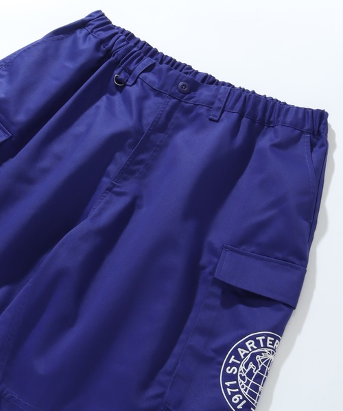 STARTER BLACK LABEL(スターターブラックレーベル)の「【STARTER /スターター】TCツイルワイドハーフカーゴパンツ(カーゴパンツ・メンズ・パープル/グリーン/ブラック/オフホワイト・M/L/XL)」の11枚目の写真