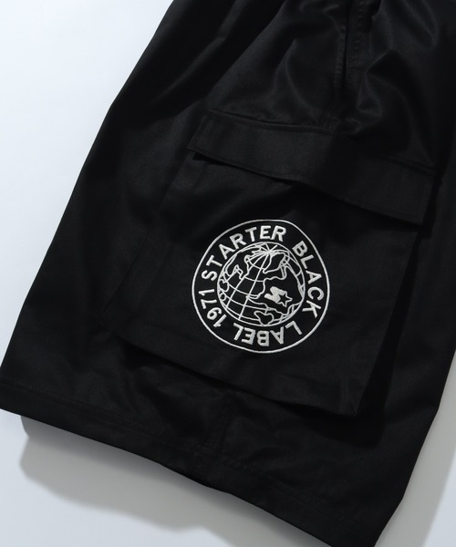 STARTER BLACK LABEL(スターターブラックレーベル)の「【STARTER /スターター】TCツイルワイドハーフカーゴパンツ(カーゴパンツ・メンズ・パープル/グリーン/ブラック/オフホワイト・M/L/XL)」の16枚目の写真