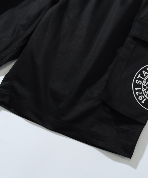 STARTER BLACK LABEL(スターターブラックレーベル)の「【STARTER /スターター】TCツイルワイドハーフカーゴパンツ(カーゴパンツ・メンズ・パープル/グリーン/ブラック/オフホワイト・M/L/XL)」の18枚目の写真