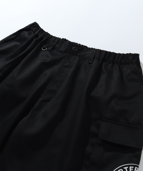 STARTER BLACK LABEL(スターターブラックレーベル)の「【STARTER /スターター】TCツイルワイドハーフカーゴパンツ(カーゴパンツ・メンズ・パープル/グリーン/ブラック/オフホワイト・M/L/XL)」の12枚目の写真