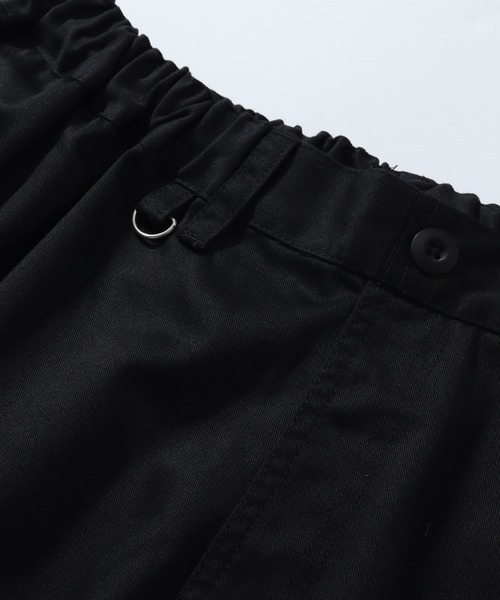 STARTER BLACK LABEL(スターターブラックレーベル)の「【STARTER /スターター】TCツイルワイドハーフカーゴパンツ(カーゴパンツ・メンズ・パープル/グリーン/ブラック/オフホワイト・M/L/XL)」の13枚目の写真