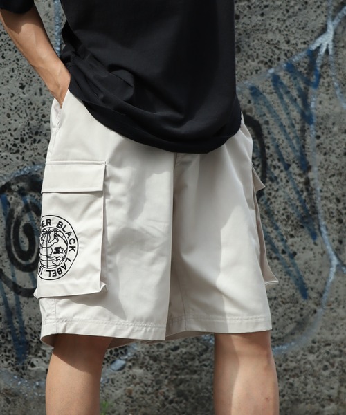 STARTER BLACK LABEL(スターターブラックレーベル)の「【STARTER /スターター】TCツイルワイドハーフカーゴパンツ(カーゴパンツ・メンズ・パープル/グリーン/ブラック/オフホワイト・M/L/XL)」の21枚目の写真
