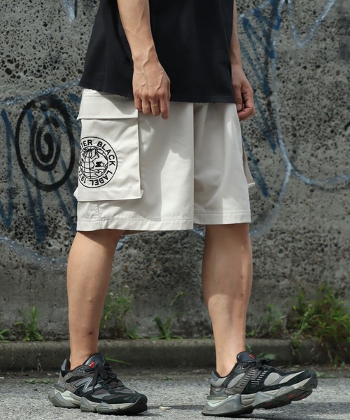 STARTER BLACK LABEL(スターターブラックレーベル)の「【STARTER /スターター】TCツイルワイドハーフカーゴパンツ(カーゴパンツ・メンズ・パープル/グリーン/ブラック/オフホワイト・M/L/XL)」の20枚目の写真