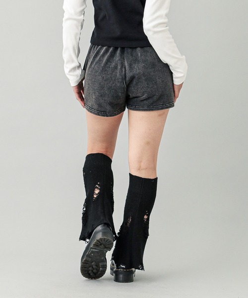 X-girl（エックスガール）の「SWEAT SHORT PANTS（スウェットパンツ・レディース・ブラック/ブラウン/バーガンディー・S/M）」の20枚目の写真