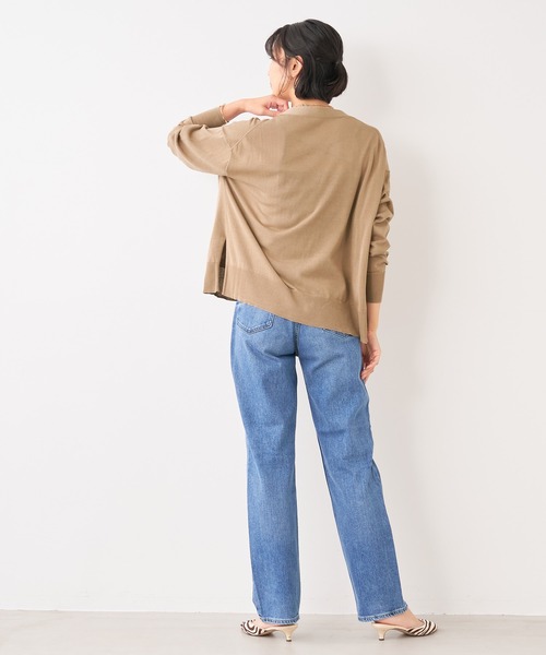 MICA&DEAL（マイカ＆ディール）の「Vネックハイツイストカーディガン